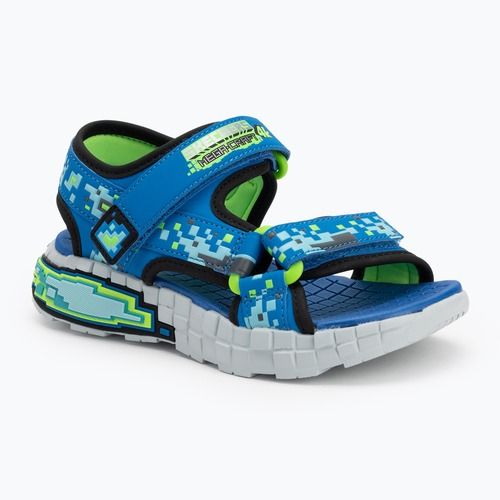 Sandale pentru copii SKECHERS Mega Splash black/blue/lime