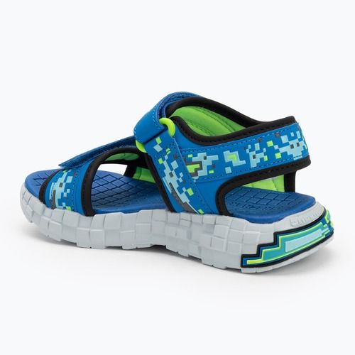 Sandale pentru copii SKECHERS Mega Splash black/blue/lime