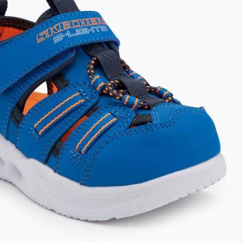 Sandale pentru copii SKECHERS S-Lights Sola Glow blue/lime