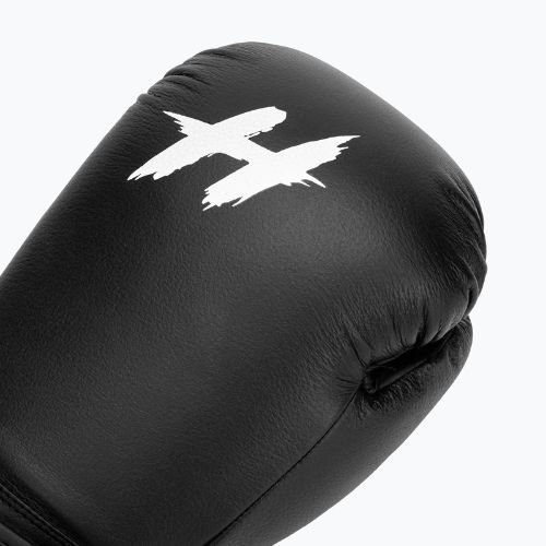 Mănuși de box  HOOK FIGHTING Ready to Fight piele negru