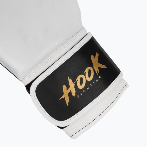 Mănuși de box HOOK FIGHTING Ready to Fight piele alb