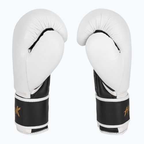 Mănuși de box HOOK FIGHTING Ready to Fight piele alb
