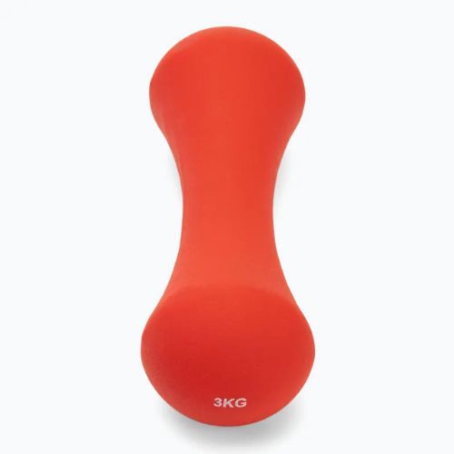 Halteră din neopren TREXO TX0-B4M011 3 kg roșu