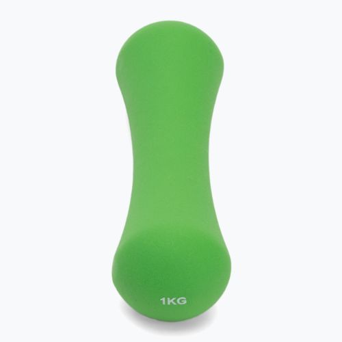 Halteră din neopren TREXO TX0-B4M008 1 kg verde