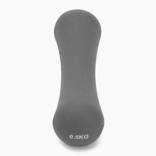 Halteră din neopren TREXO TX0-B4M007 0,5 kg gri