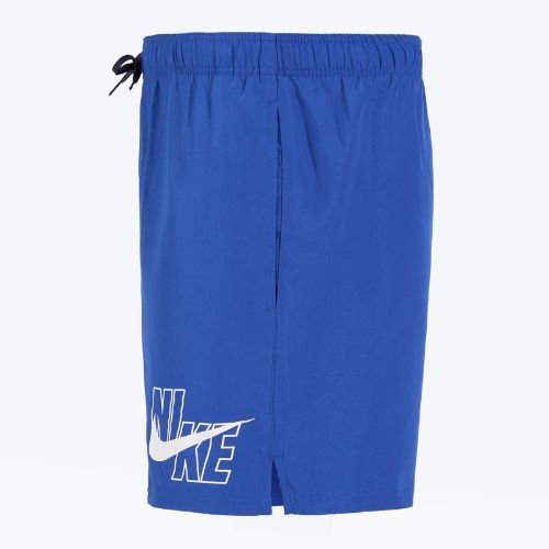 Șort de înot pentru bărbați Nike Logo Solid 5" Volley game royal