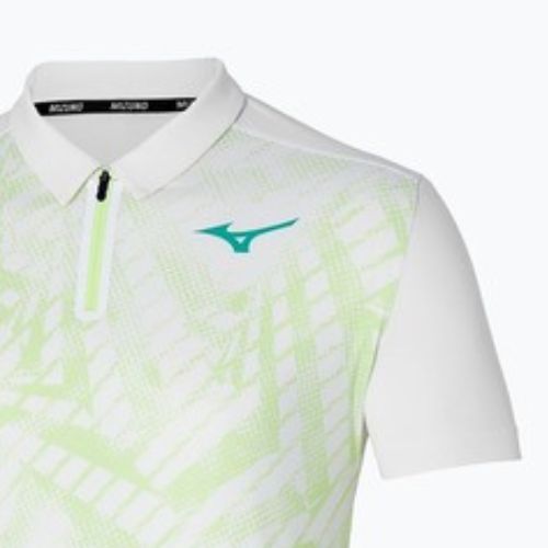 Tricou polo de tenis pentru bărbați Mizuno Mugen Shadow Polo white