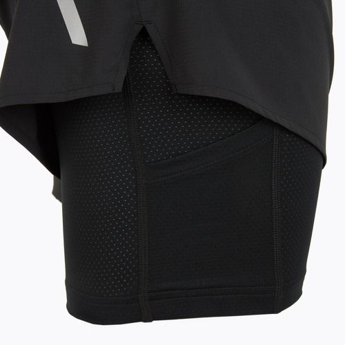 Pantaloni scurți de alergare pentru femei Mizuno Trail ER 2IN1 black