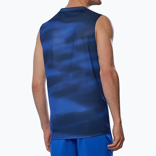 Tricou de alergare pentru bărbați Mizuno Core Graphic Sleeveless reflex blue