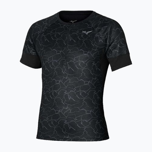 Tricou de alergare pentru bărbați Mizuno Graphic Trail Tee black