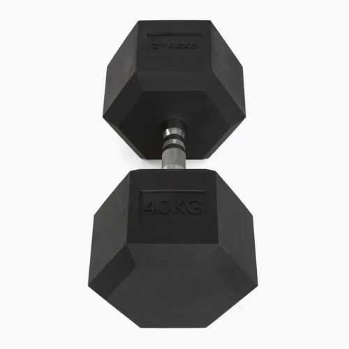 Halteră cauciucată TREXO Hex 40 kg