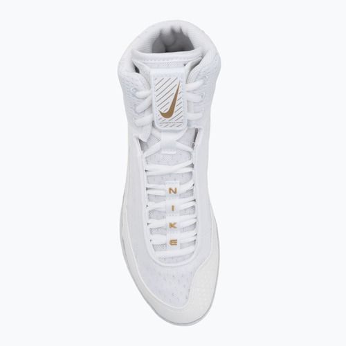 Încălțăminte de lupte Nike Inflict 4 white/metalic gold/photon dust/black