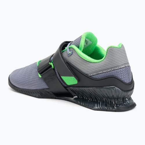 Încălțăminte pentru ridicarea greutăților Nike Romaleos 4 ashen slate/green strike/anthracite