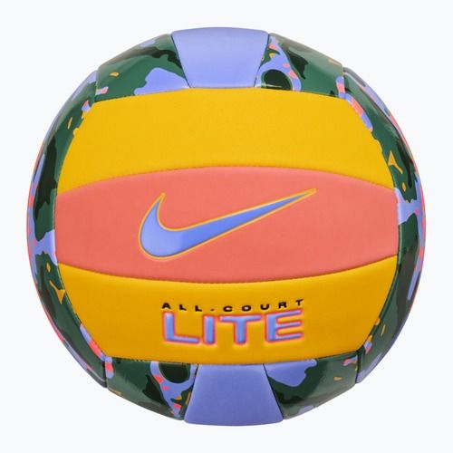 Minge de volei Nike All Court Lite Volleyball light wild mango/university gold/royal pulse mărime 5