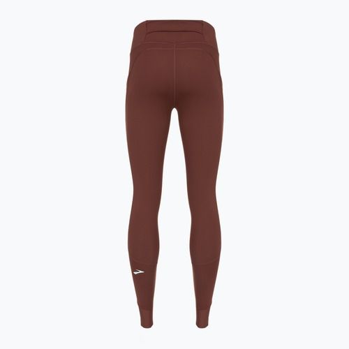 Colanți de alergare pentru femei Brooks Momentum Thermal Tight run raisin