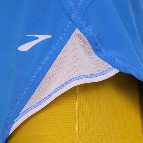 Pantaloni scurți de alergare pentru femei Brooks Chaser 5" 2-In-1 bluetiful/golden hour