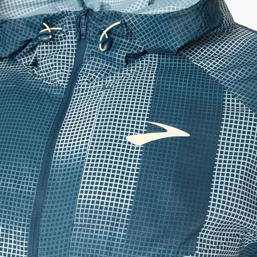 Geacă de alergare pentru bărbați Brooks Canopy indigo rush/altitude print