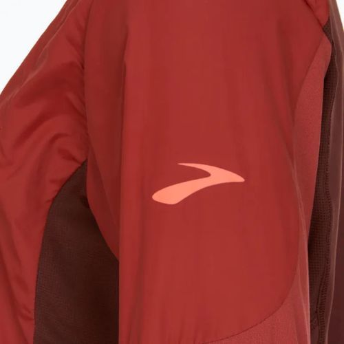 Geacă de alergare pentru bărbați Brooks Fusion Hybrid copper/run raisin