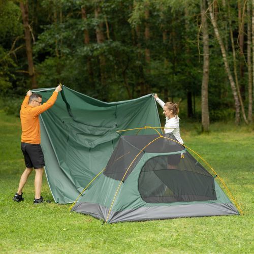 Cort de camping pentru 3-persoane KADVA Expedit 3 pro verde