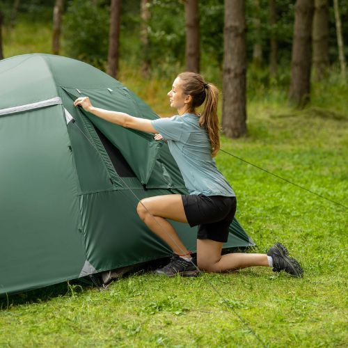 Cort de camping pentru 3-persoane KADVA Kavio 3 verde