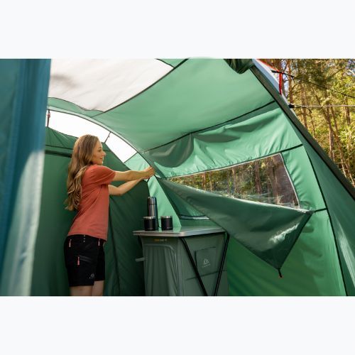 Cort de camping pentru 4-persoane KADVA Kavio 4.1 verde
