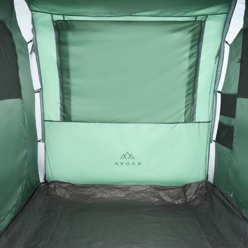 Cort de camping pentru 4-persoane KADVA Kavio 4.2 verde