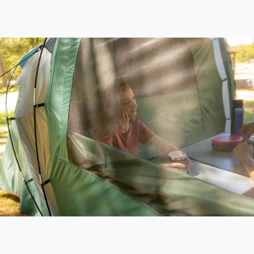 Cort de camping pentru 4-persoane KADVA Kavio 4.2 verde