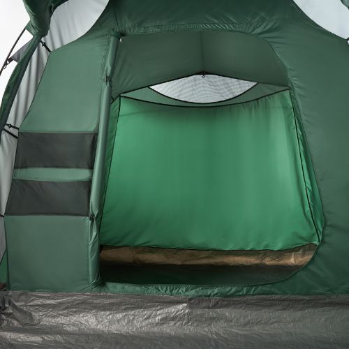 Cort de camping pentru 4-persoane KADVA Kavio 4.2 verde