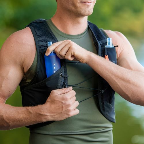 Softflask KADVA Flowbie 250 ml albastru