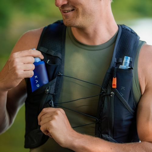 Softflask KADVA Flowbie 150 ml albastru