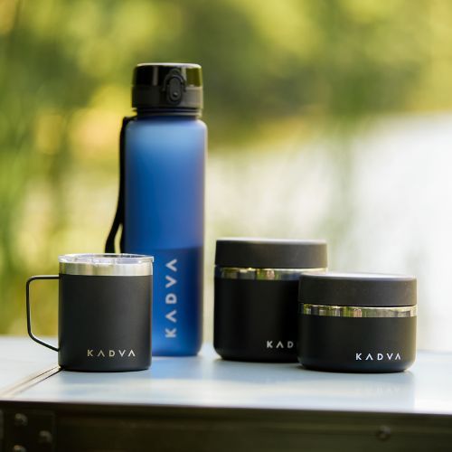 Recipient de prânz izolat KADVA Eater 600 ml negru