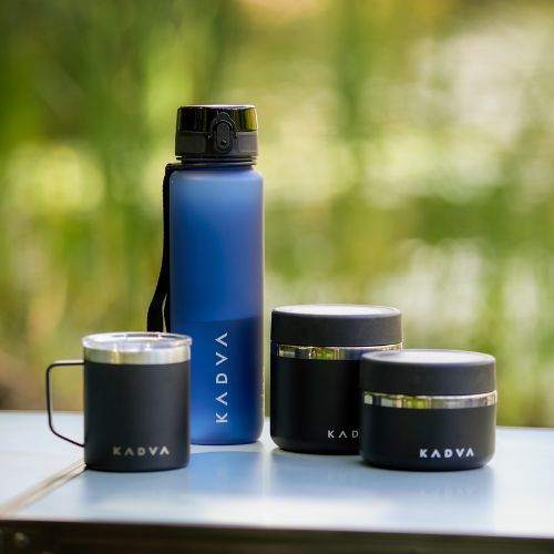 Recipient de prânz izolat KADVA Eater 350 ml negru