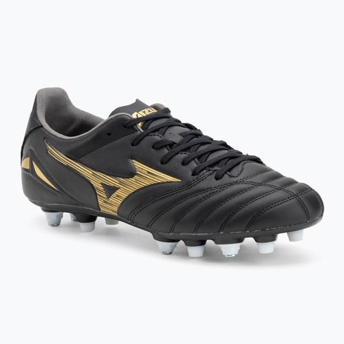 Încălțăminte de fotbal Mizuno Morelia Neo IV Pro MIX black/gold/black