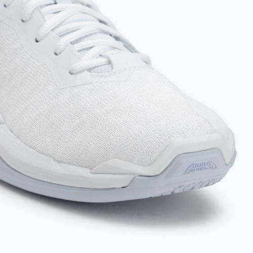 Încălțăminte de handbal pentru femei  Mizuno Wave Stealth Neo white/navy peony/peach parfait