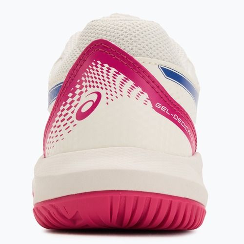 Încălțăminte de tenis pentru copii Asics Gel-Dedicate 8 GS Jr cream/dark cobalt