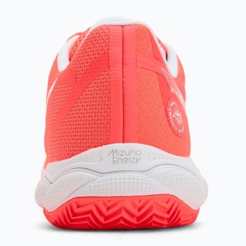 Încălțăminte de tenis pentru femei Mizuno Wave Enforce Court CC W calypso coral/white/barely pink