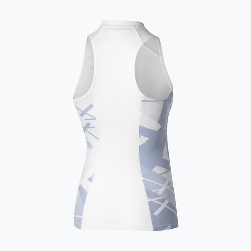 Tricou pentru femei Mizuno Daybreakers Printed Tank W white/icelandic blue