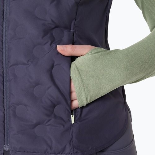 Vestă de alergare pentru femei ASICS Nagino Run Padded Gilet indigo fog