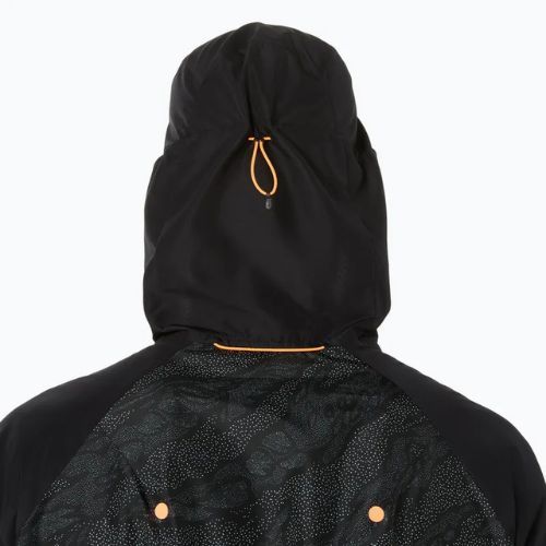 Geacă de alergare pentru bărbați ASICS Fujitrail Packable Windbreaker performance black