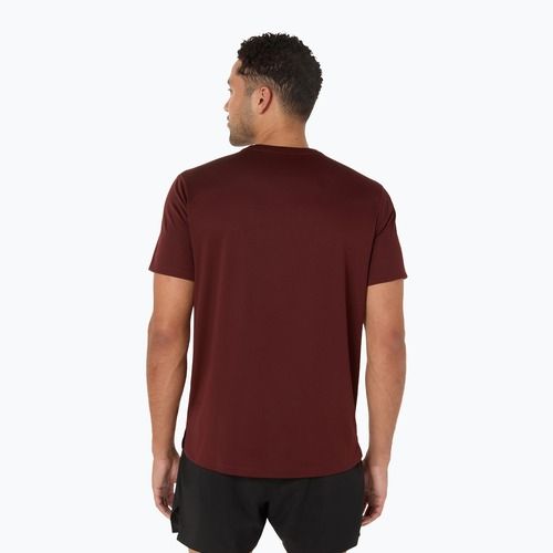 Tricou de alergare pentru bărbați ASICS Core dark red planet