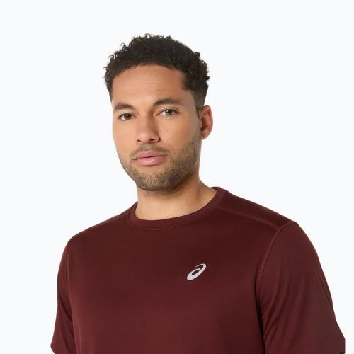 Tricou de alergare pentru bărbați ASICS Core dark red planet