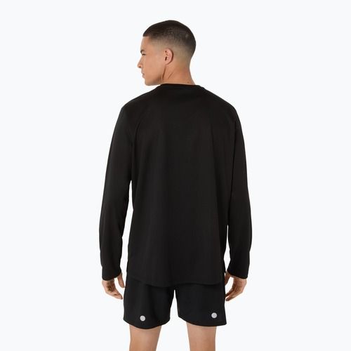Longsleeve de alergare pentru bărbați ASICS Fujitrail Logo LS performance black
