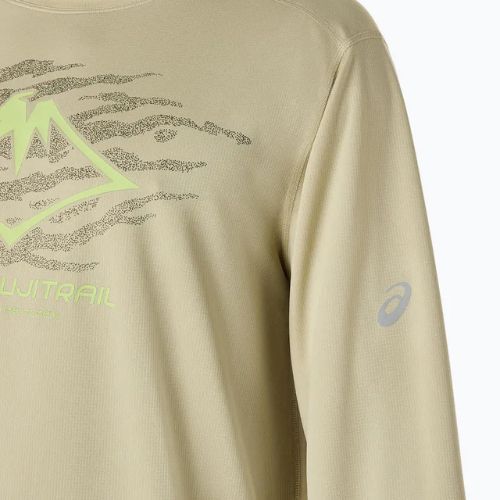 Longsleeve de alergare pentru bărbați ASICS Fujitrail Logo LS khaki