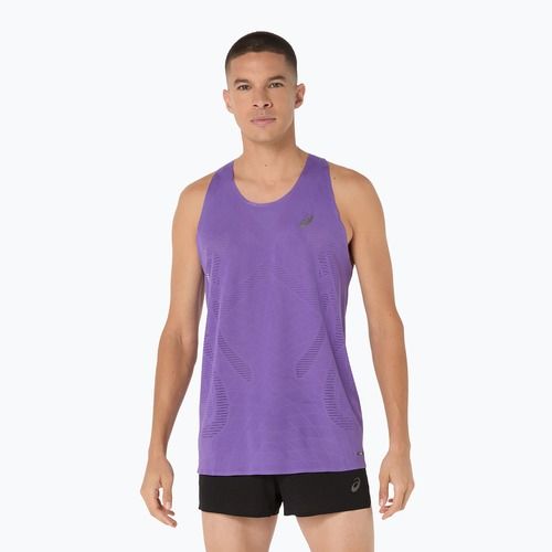 Tricou de alergare pentru bărbați  ASICS Metarun Singlet edo purple