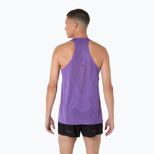 Tricou de alergare pentru bărbați  ASICS Metarun Singlet edo purple