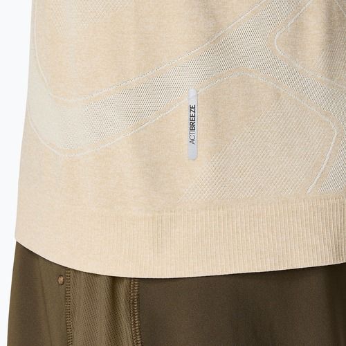 Longsleeve de alergare pentru bărbați ASICS Road Seamless LS cream