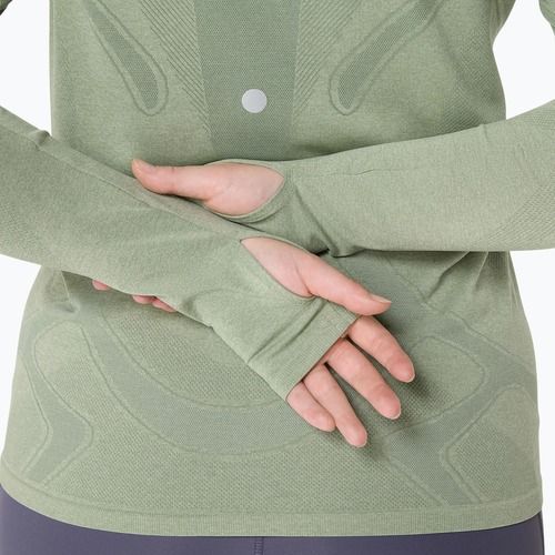 Longsleeve de alergare pentru femei ASICS Road Seamless LS monument blue/whisper green