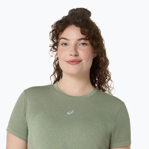 Tricou de alergare pentru femei ASICS Seamless monument blue/whisper green