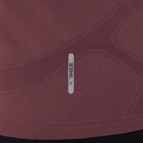 Tricou de alergare pentru femei ASICS Seamless dark currant/port royal
