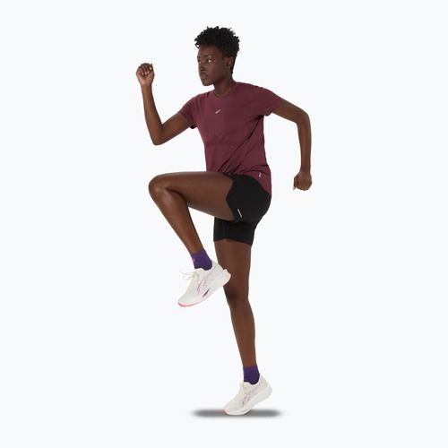 Tricou de alergare pentru femei ASICS Seamless dark currant/port royal